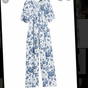 Banana Republic maxi floral jumpsuit